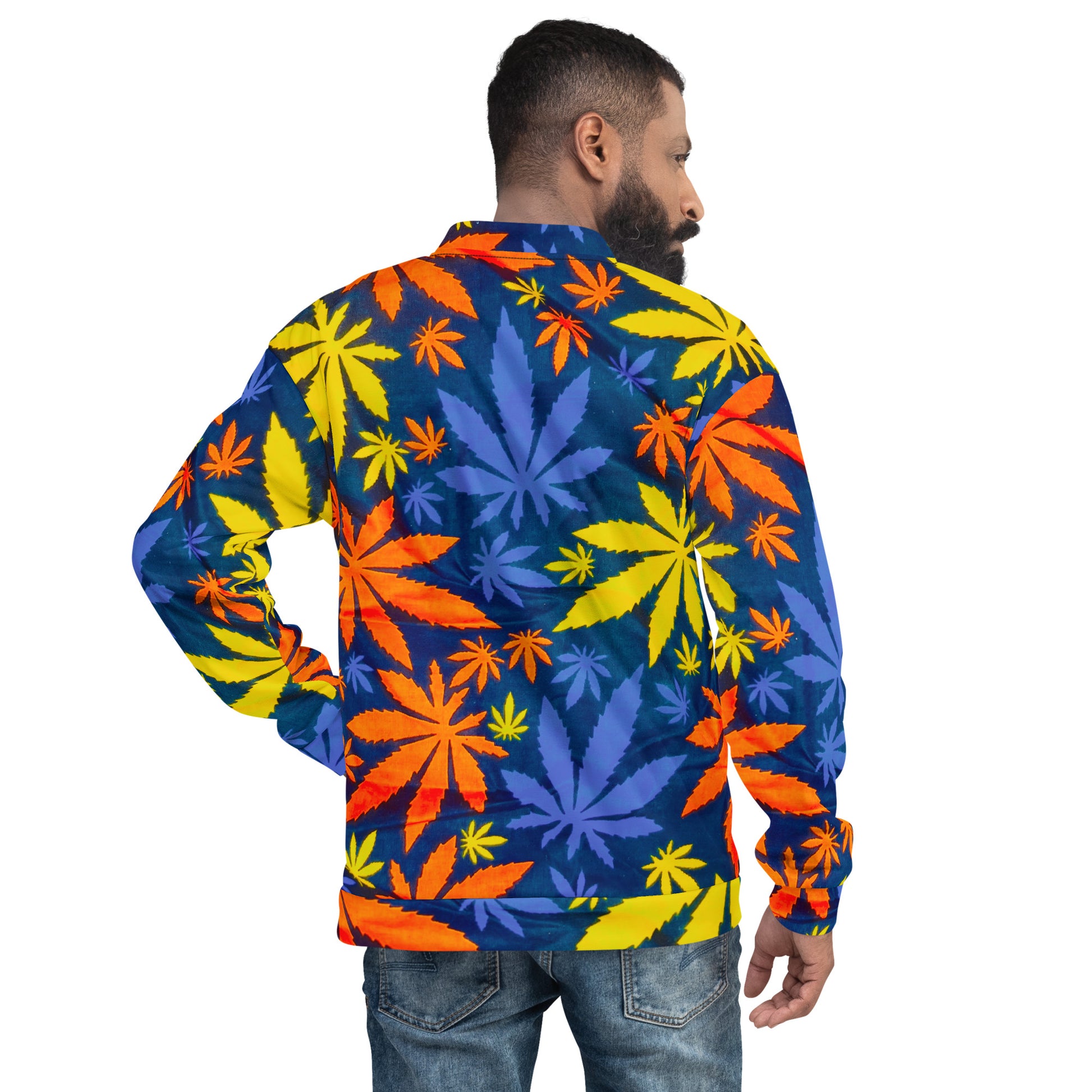 African Print Unisex Bomber Jacket — Mari | ASAKE-OGE