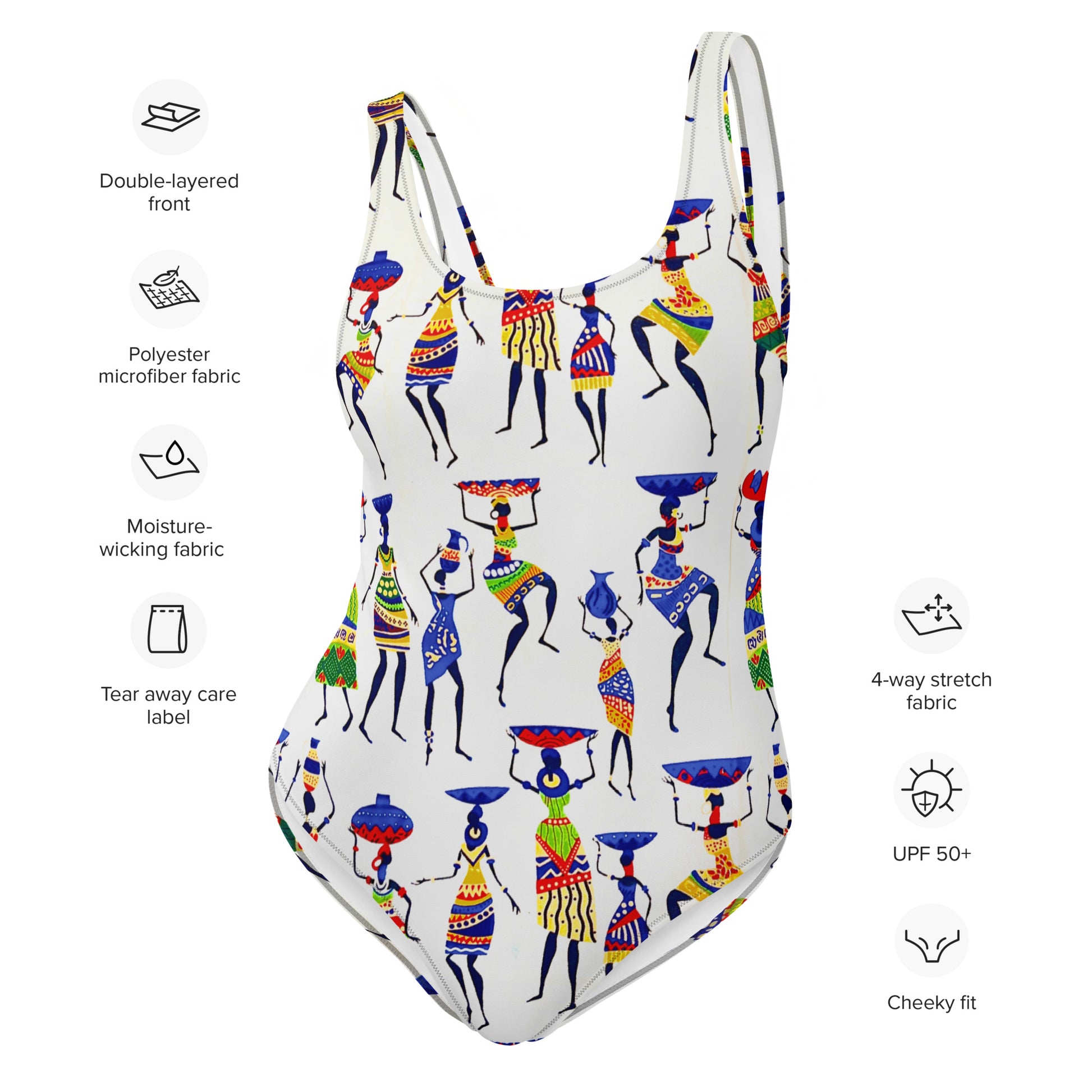 Yeye Artisan African Print Women's One-Piece Swimsuit