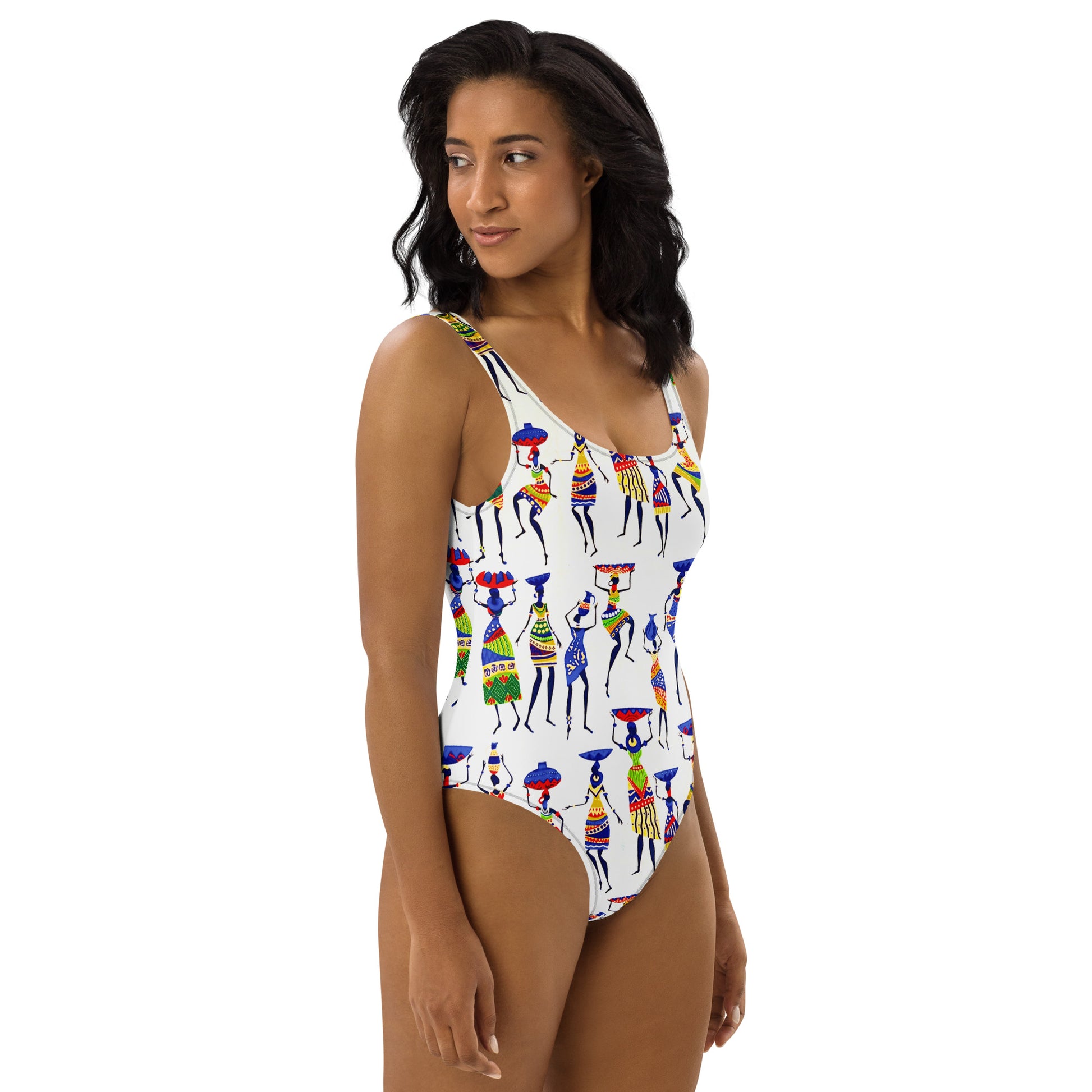 Yeye Artisan African Print Women's One-Piece Swimsuit