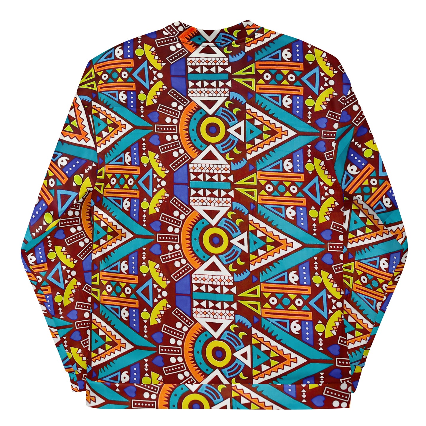 Tozi Unisex African Print Bomber Jacket