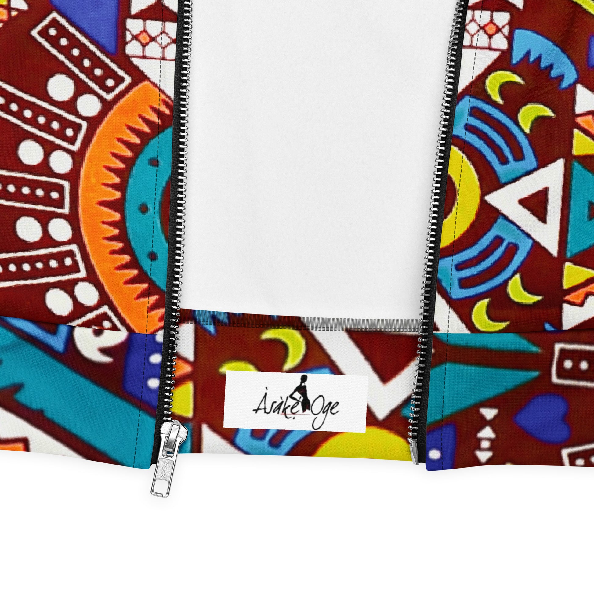 Tozi Unisex African Print Bomber Jacket