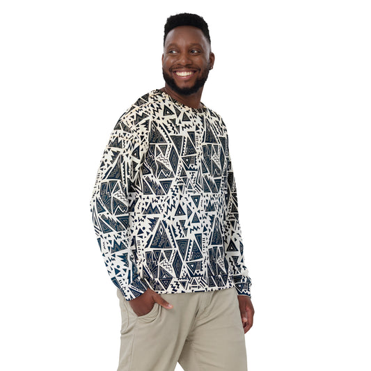 YAO African Print Unisex Sweatshirt — All-Over Print Crewneck