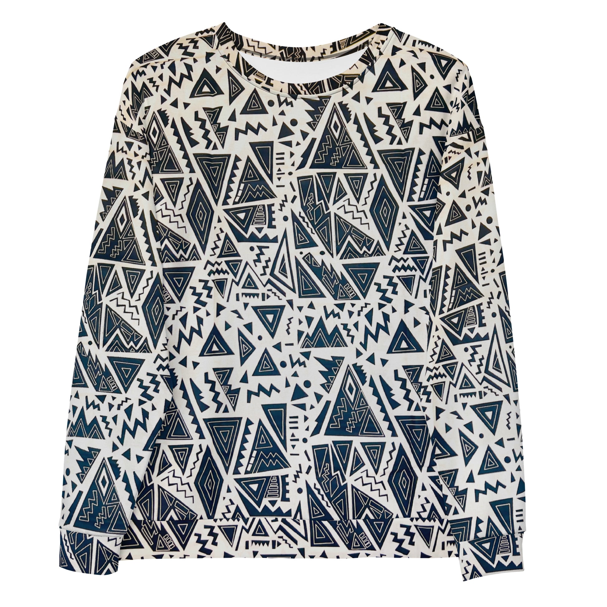 YAO African Print Unisex Sweatshirt — All-Over Print Crewneck