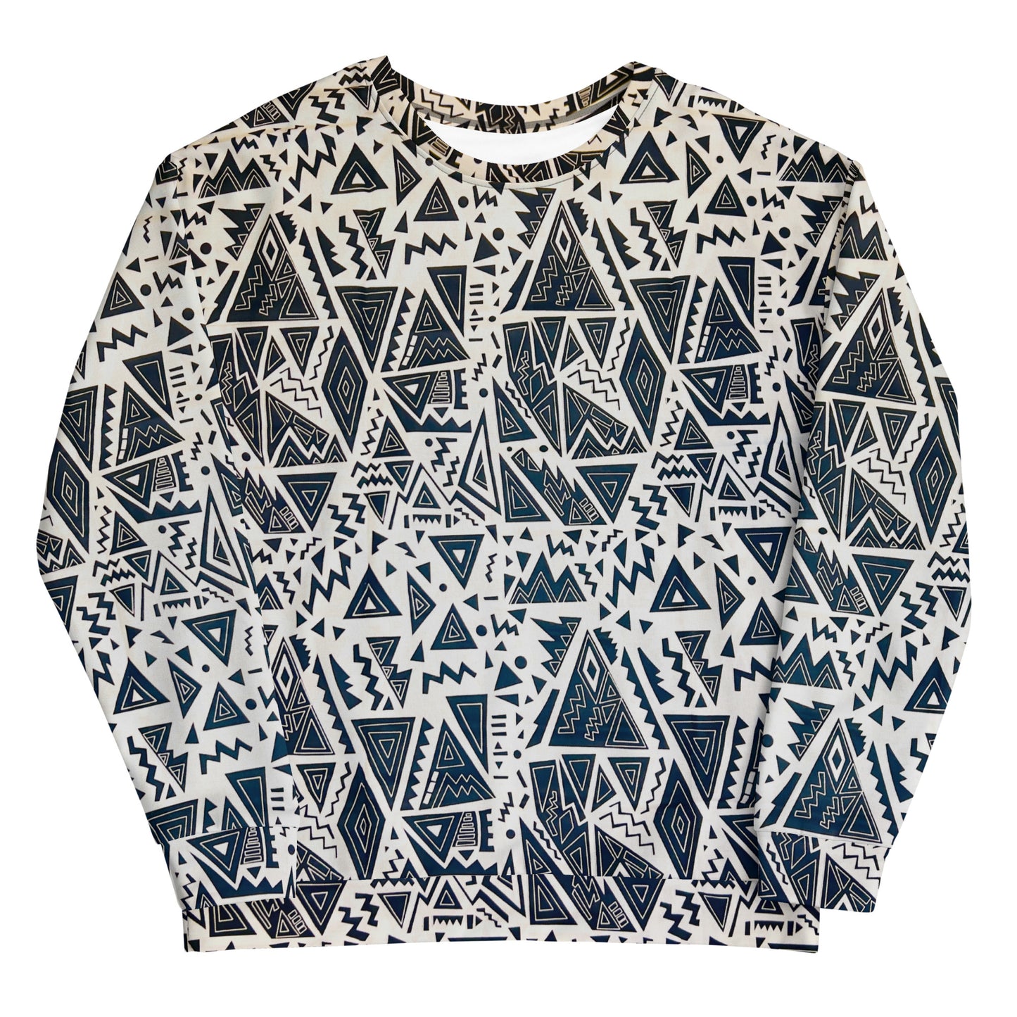YAO African Print Unisex Sweatshirt — All-Over Print Crewneck