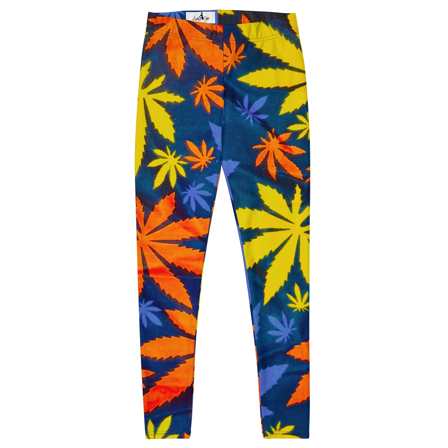 Asake Oge logo on Mari Yoga Athleisure Leggings