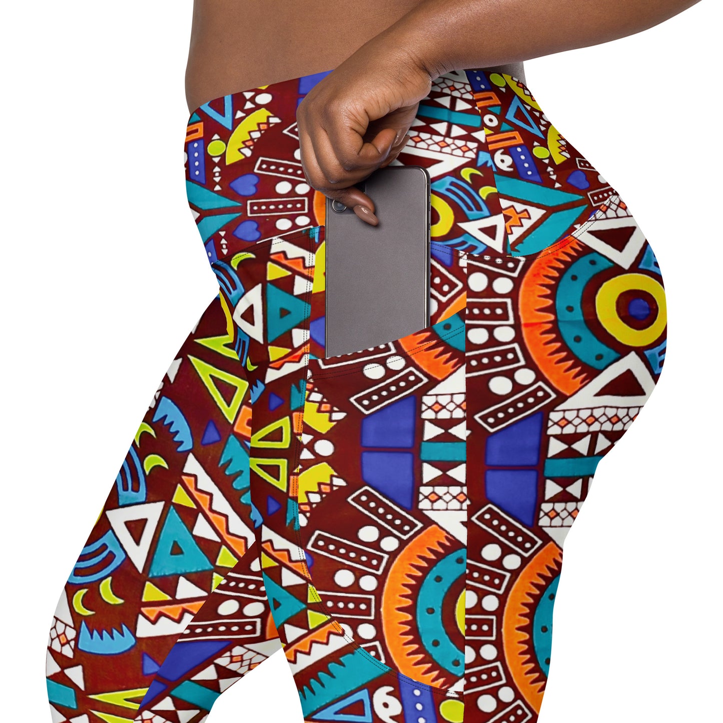 Tozi Yoga Sports Workout Leggings with pockets