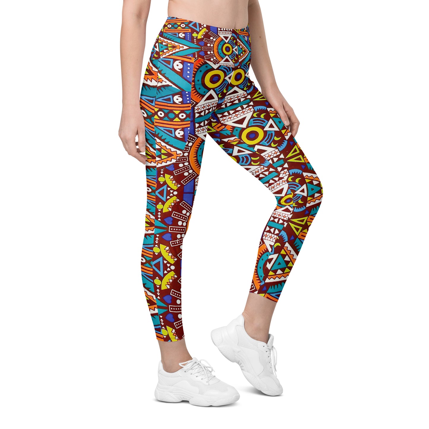 Tozi Yoga Sports Workout Leggings with pockets