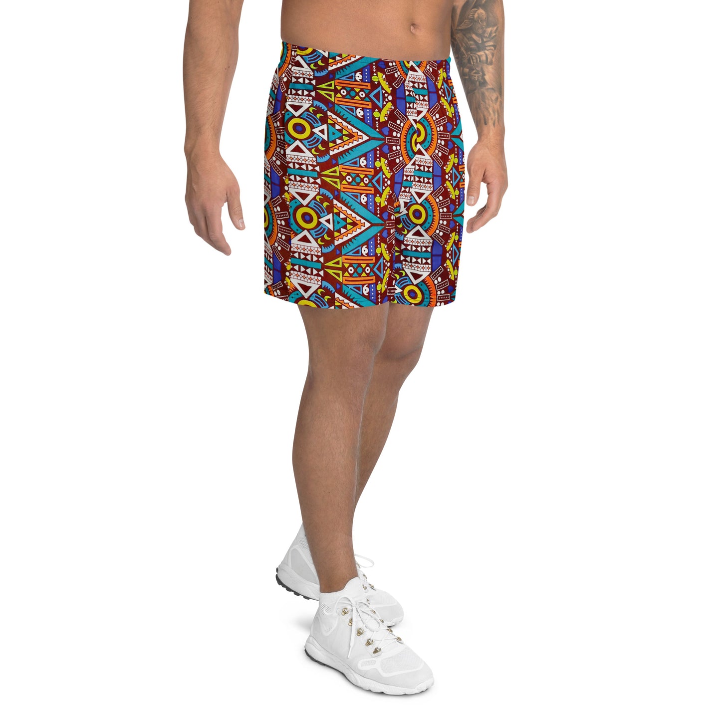 Odyssey Aztec Recycled Men's Athletic Performance Shorts - 6.5" Inseam