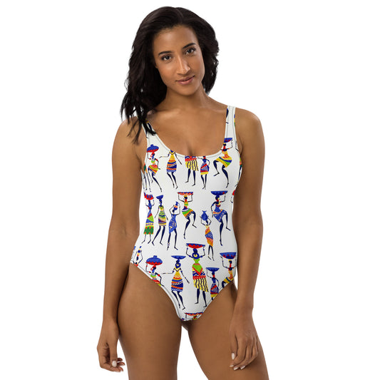Yeye Artisan African Print Women's One-Piece Swimsuit