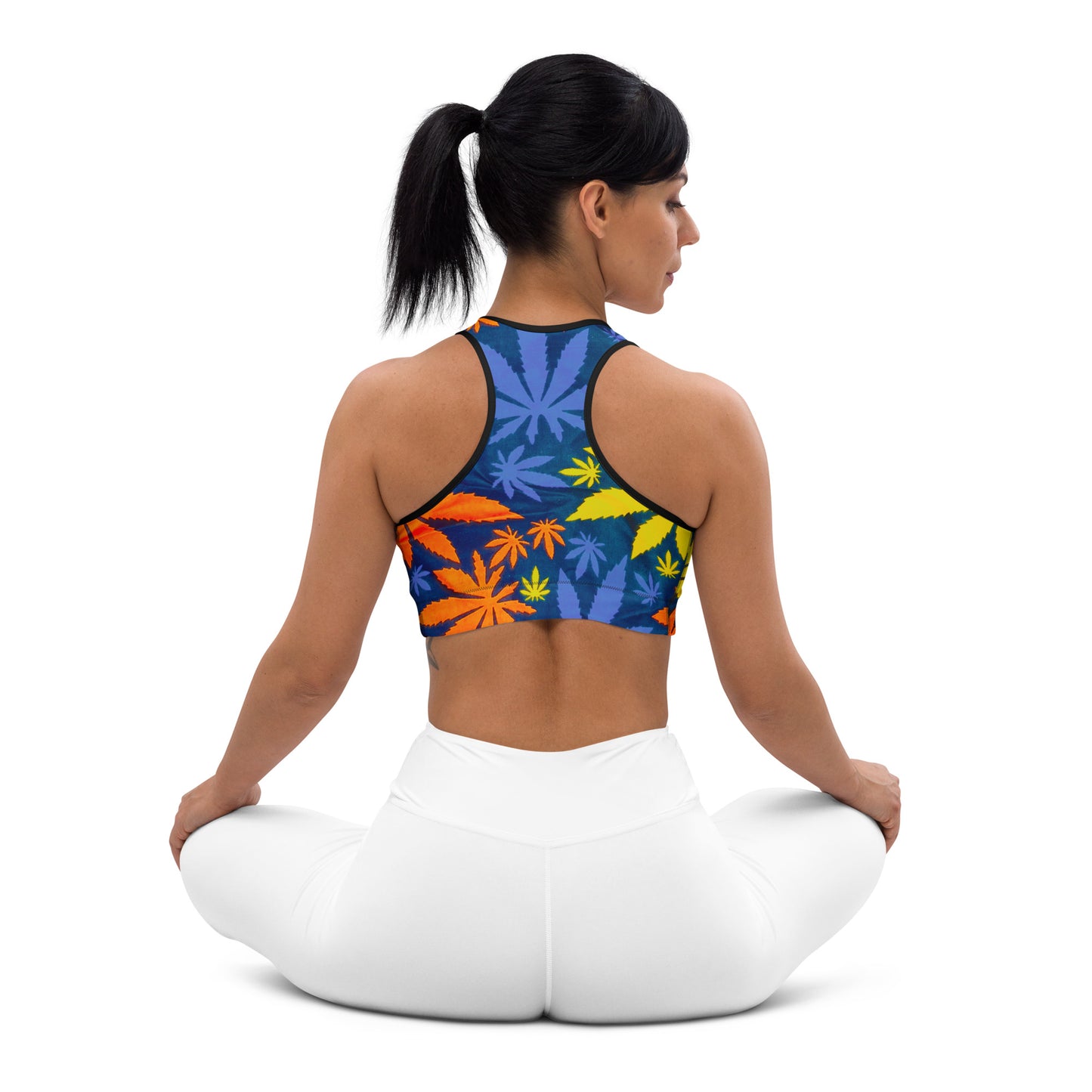 Mari Electric Racerback Sports Bra - Moisture-Wicking Performance Stretch