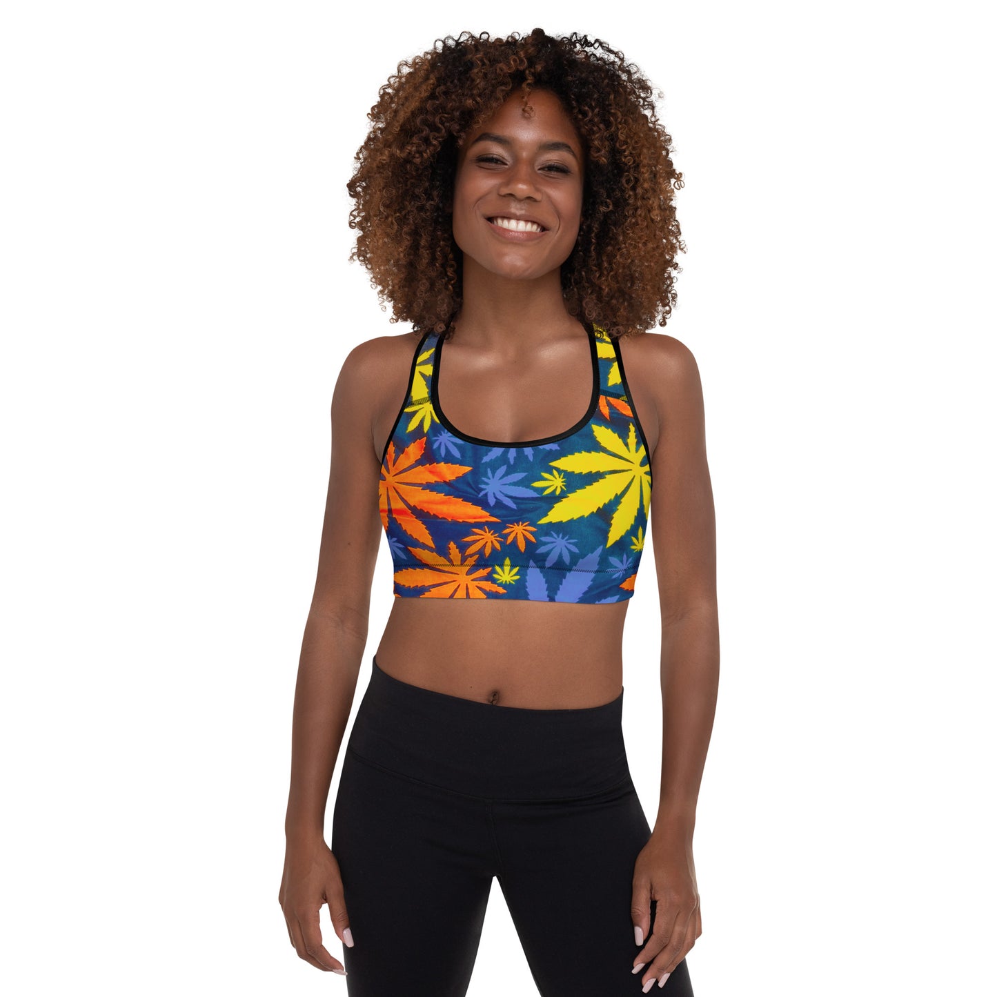 Mari Electric Racerback Sports Bra - Moisture-Wicking Performance Stretch