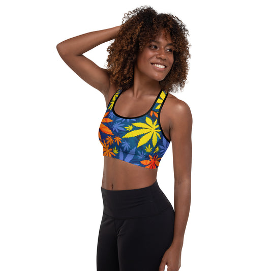 Mari Electric Racerback Sports Bra - Moisture-Wicking Performance Stretch