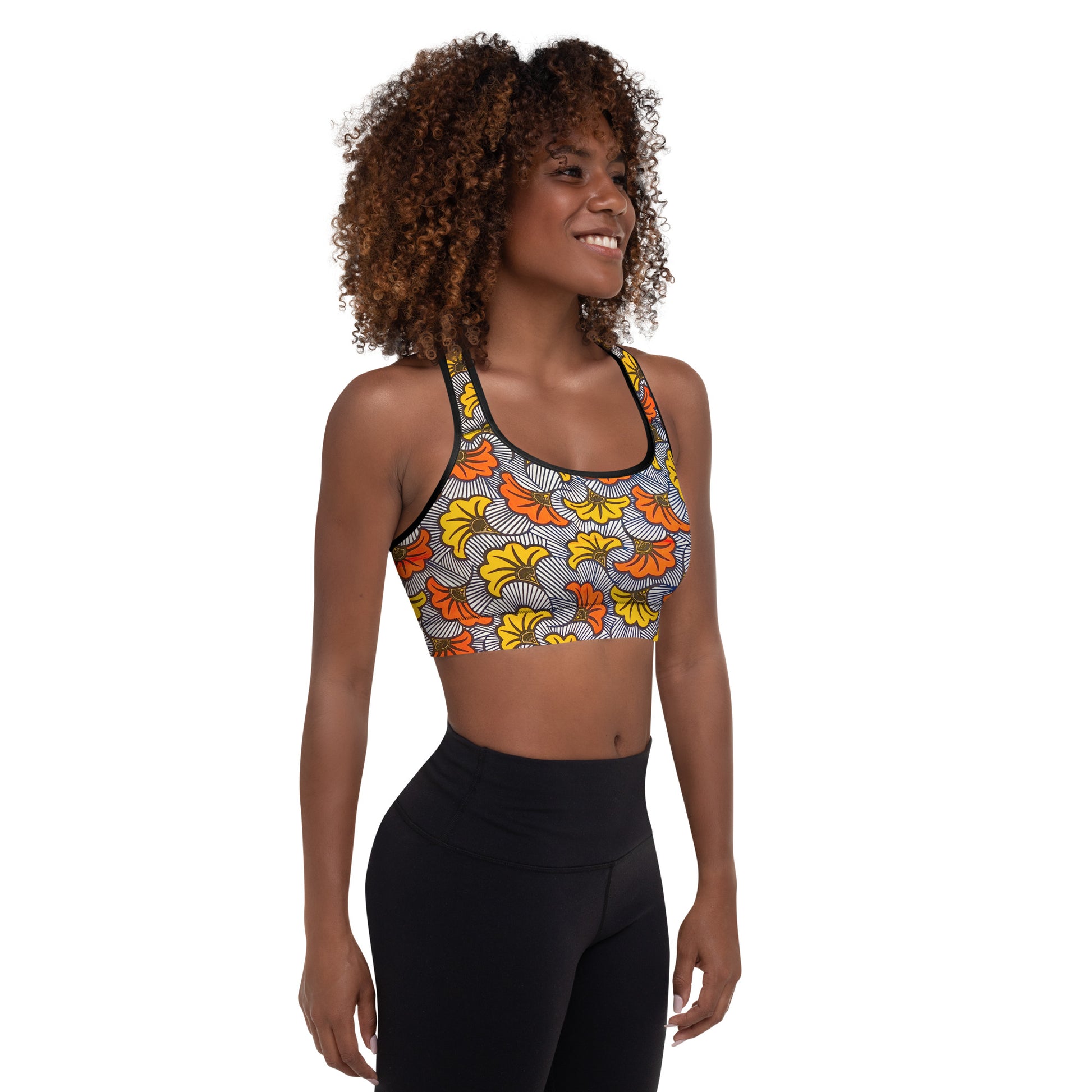Adun Print Padded Sports Bra
