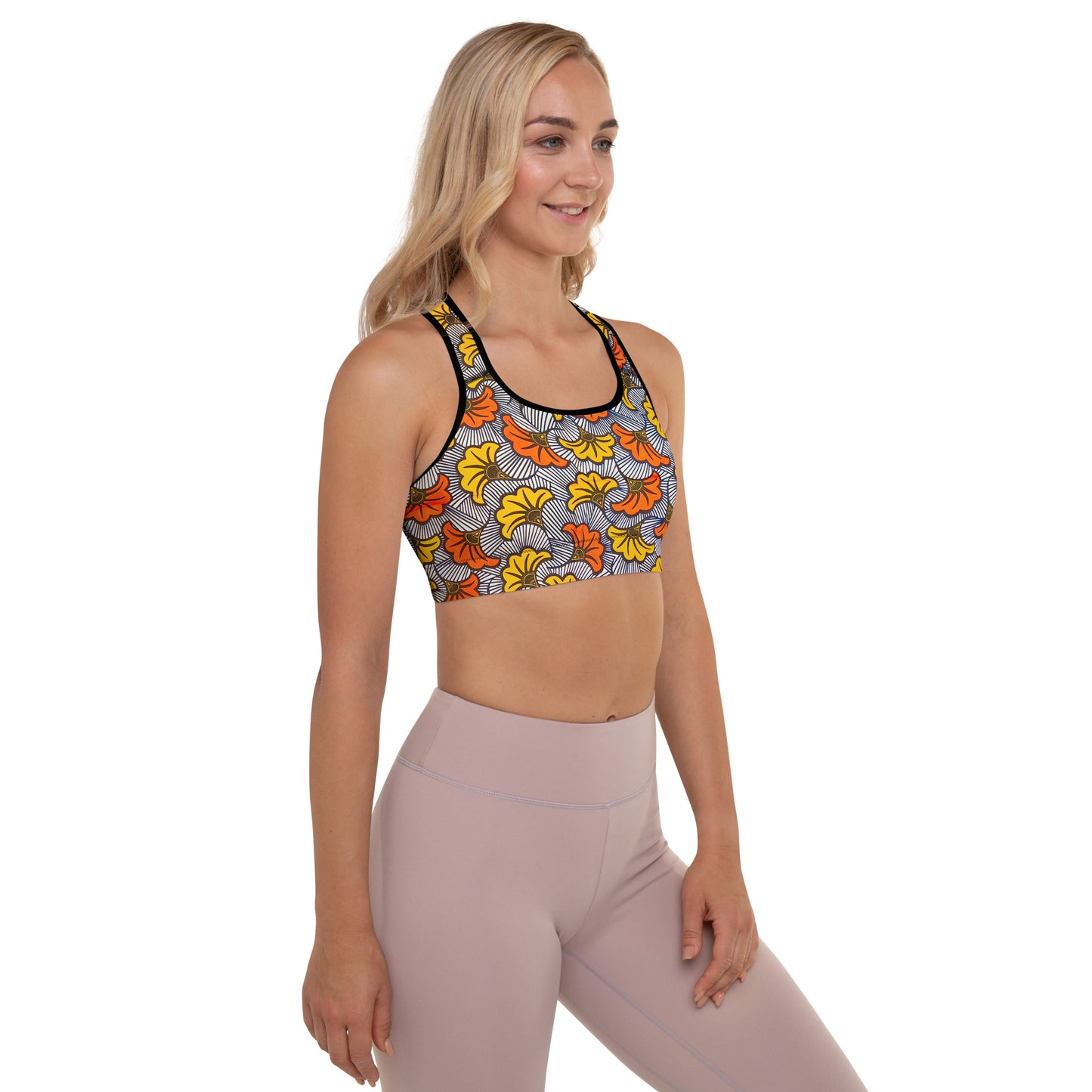 Adun Print Padded Sports Bra