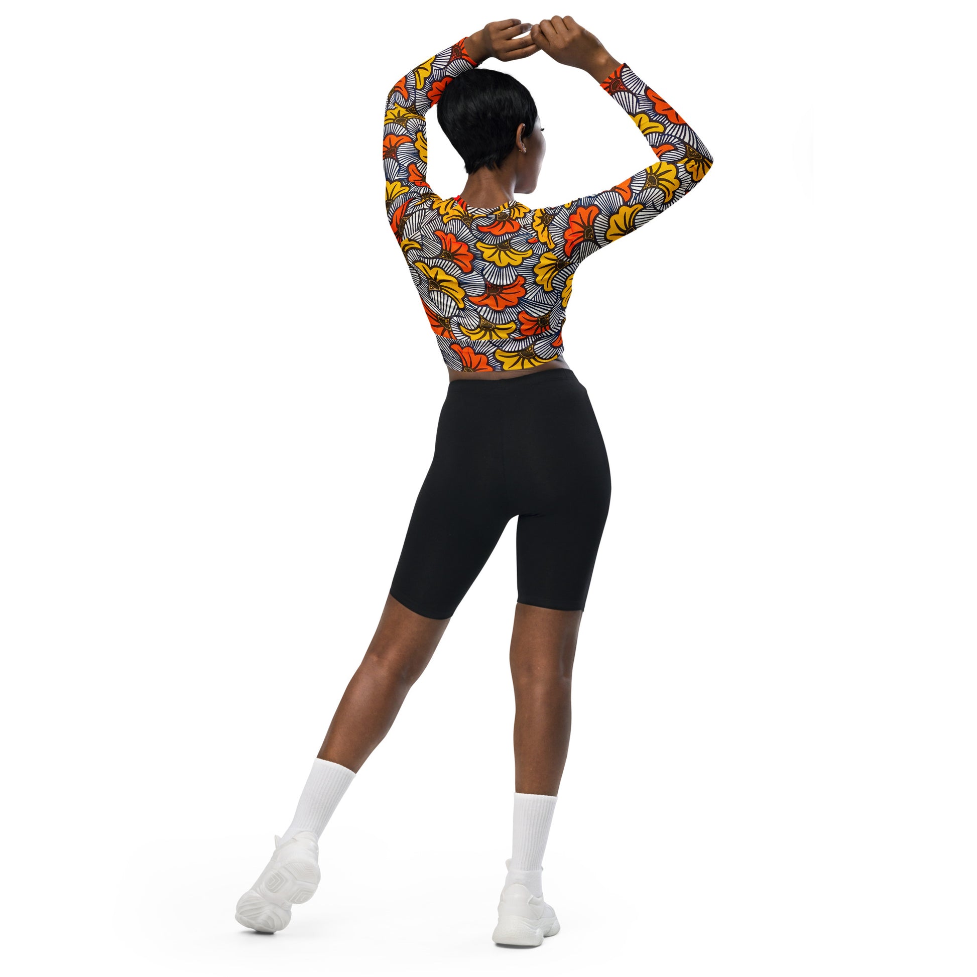 Adun long-sleeve crop top
