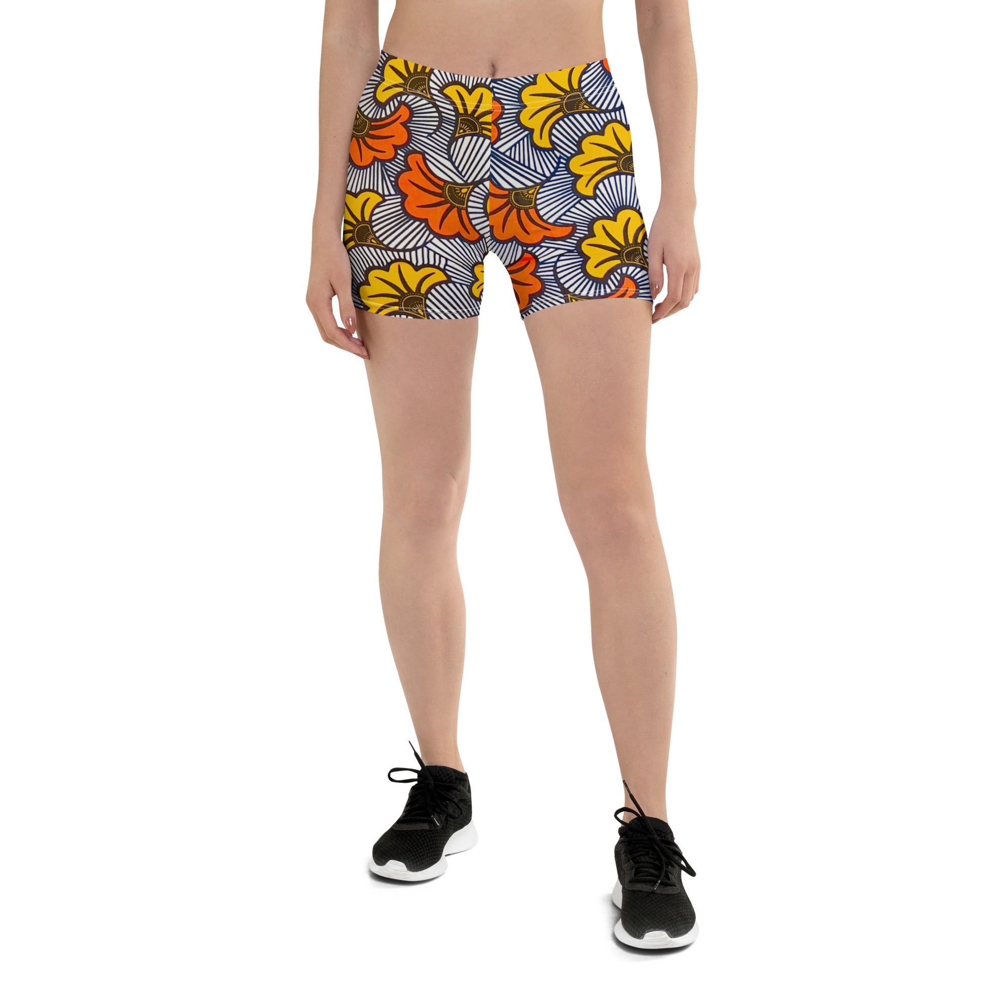 Woman wearing Adun Yoga Athleisure Sports Shorts