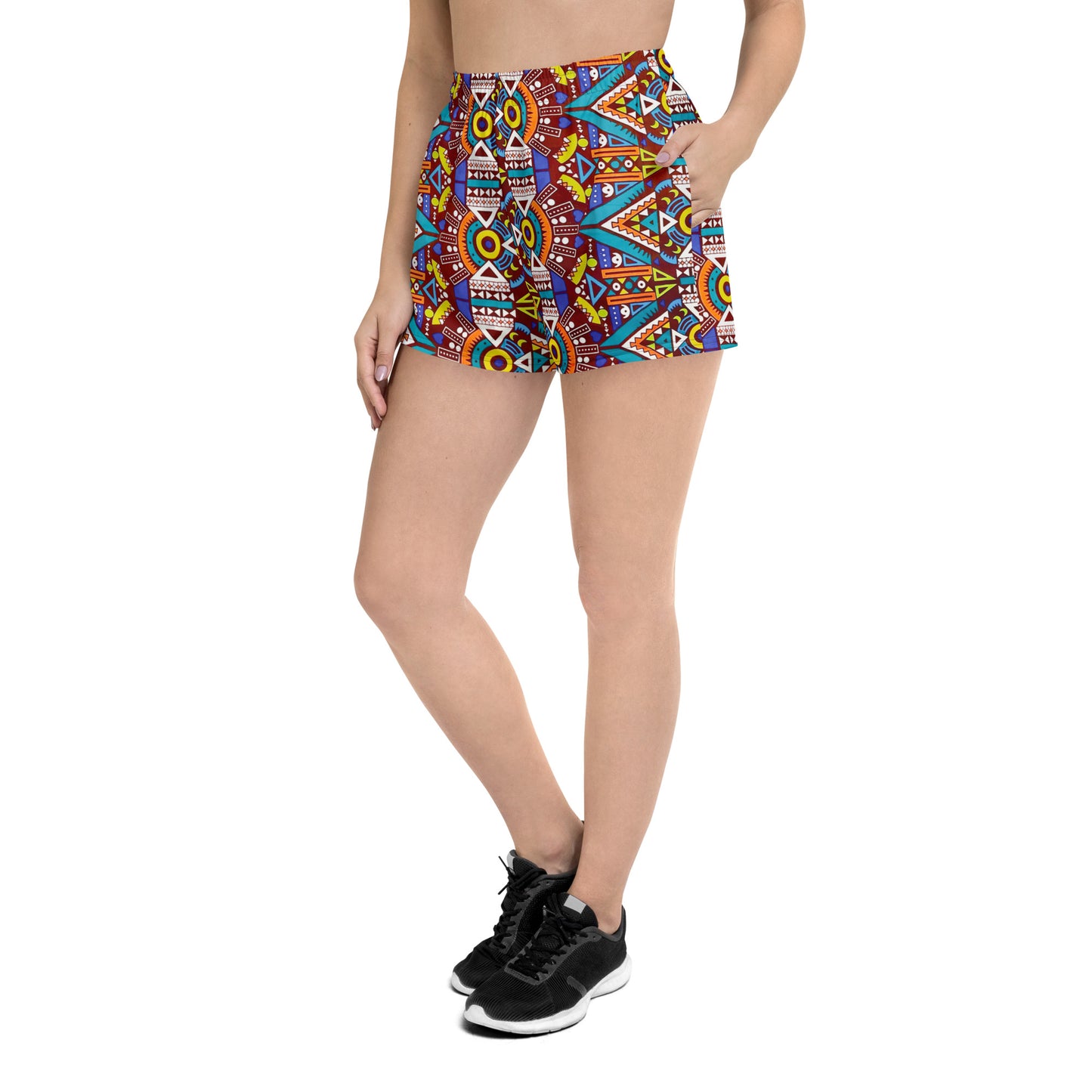 Odyssey Aztec Recycled Women's Athletic Performance Shorts - 2.5" Inseam