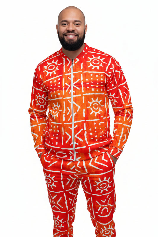 Aquila african print Unisex Bomber Jacket